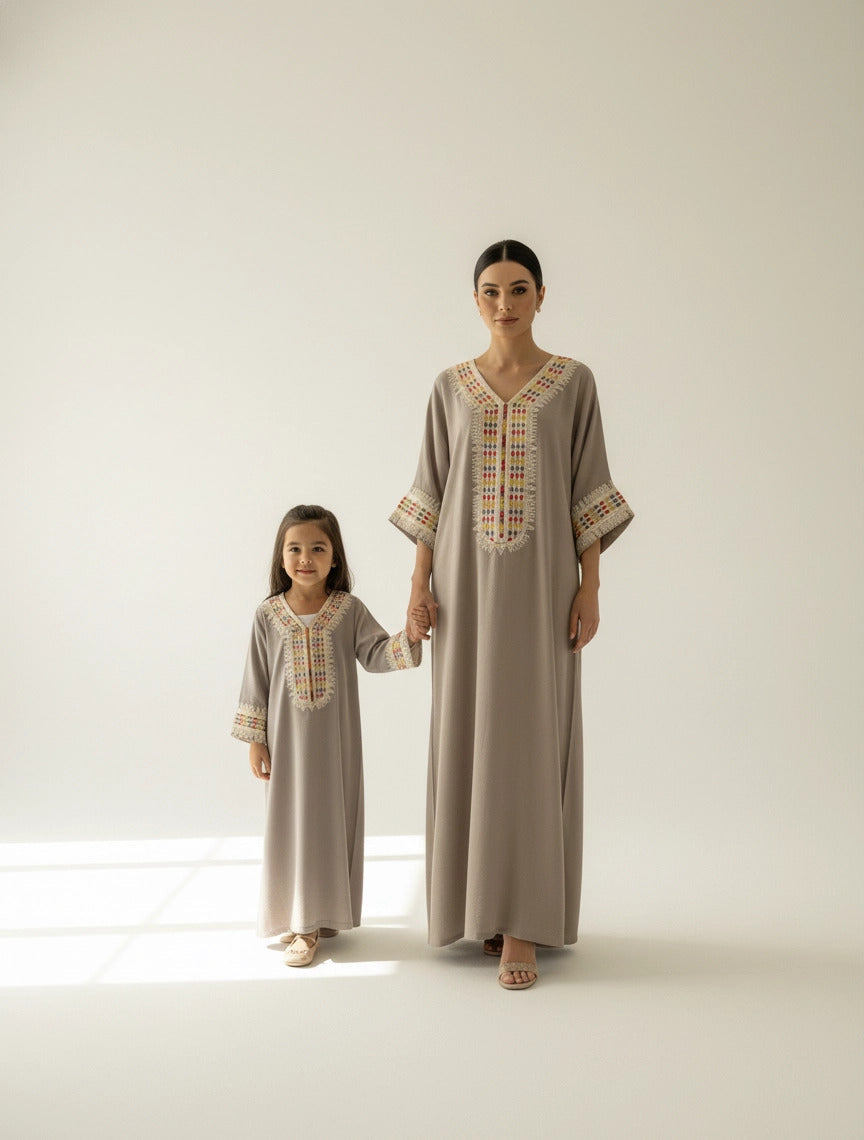 Regal Stitch Jalabiya. ( Little Girl )