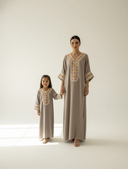 Regal Stitch Jalabiya. ( Little Girl )