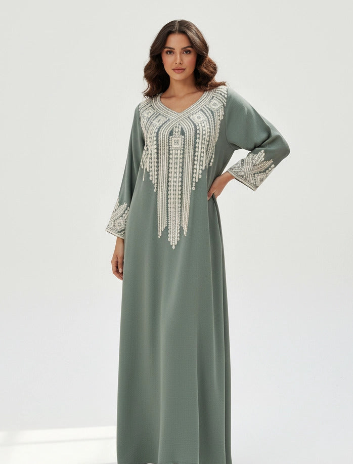 Serene Elegance Jalabiya