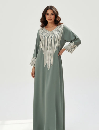 Serene Elegance Jalabiya