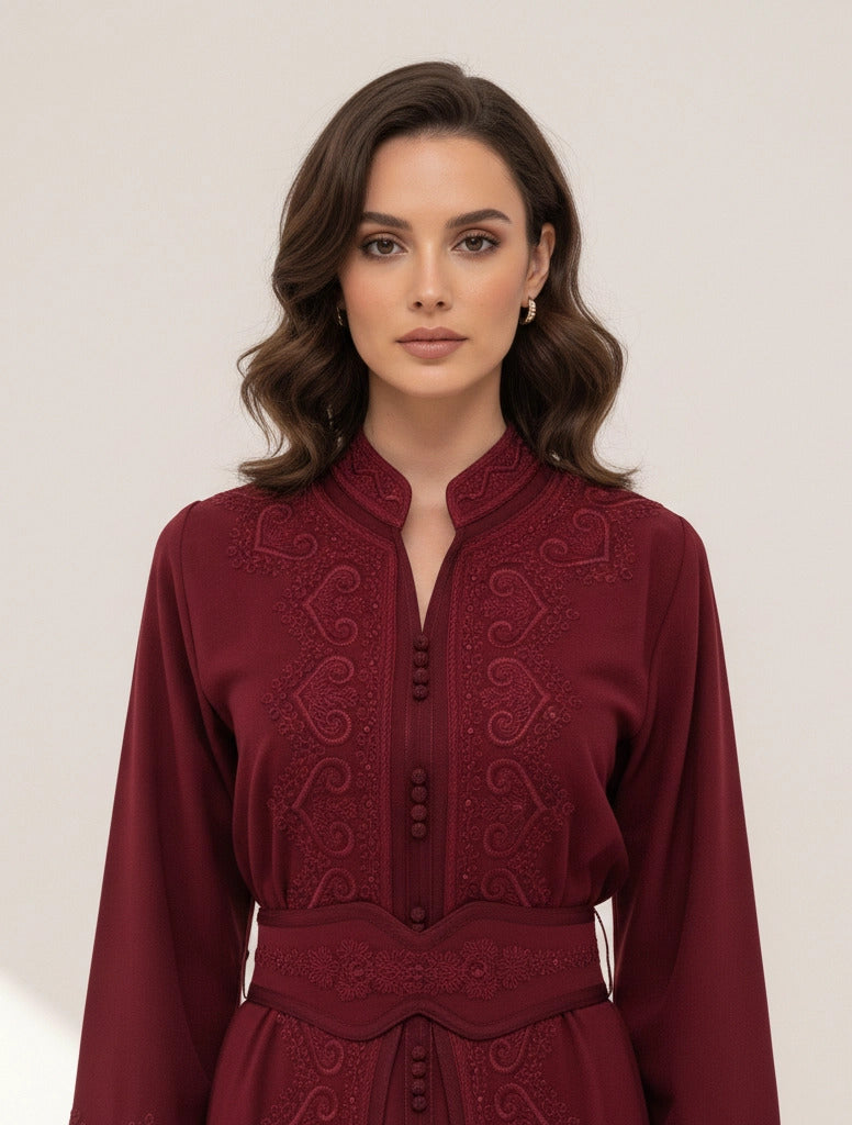 High Neck Kaftan
