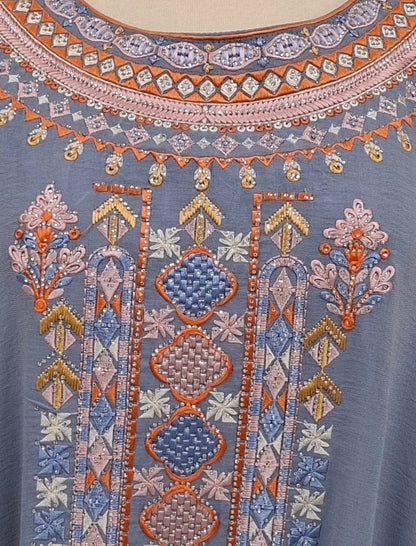 Artisanal Patterned Abaya