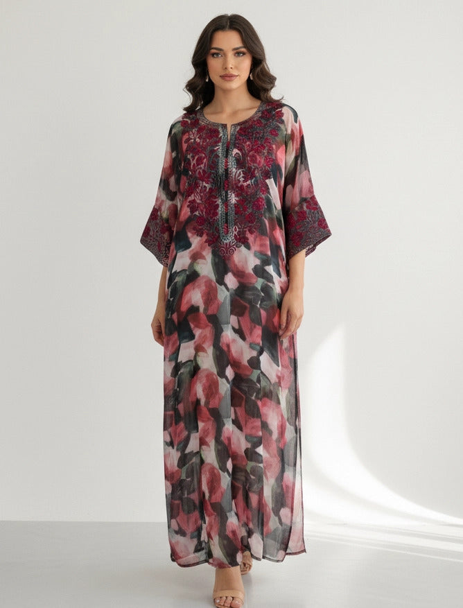 Vintage Rose Jalabiya