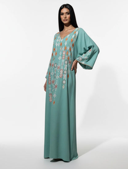 Geometric Harmony Abaya